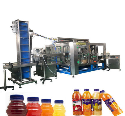 Chine 3 dans 1 a concentré la machine d'embouteillage de jus/équipement remplissant de jus pour la bouteille d'animal familier fournisseur