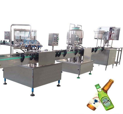 Machine de remplissage carbonatée de la boisson SS304, machine de remplissage de bière de bande de Splity petite fournisseur