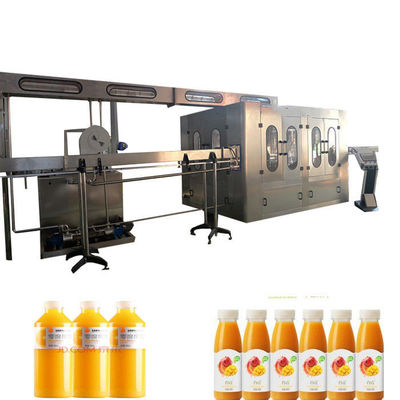 2000BPH 500ml 3 dans 1 équipement de mise en bouteilles de jus fournisseur
